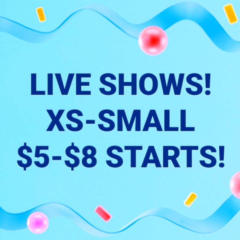 LIKE ❤️ TO BE NOTIFIED!!  SIZE XS-SMALL $5-$8 UNLISTED SHOWS! HOT DEALS! 😍